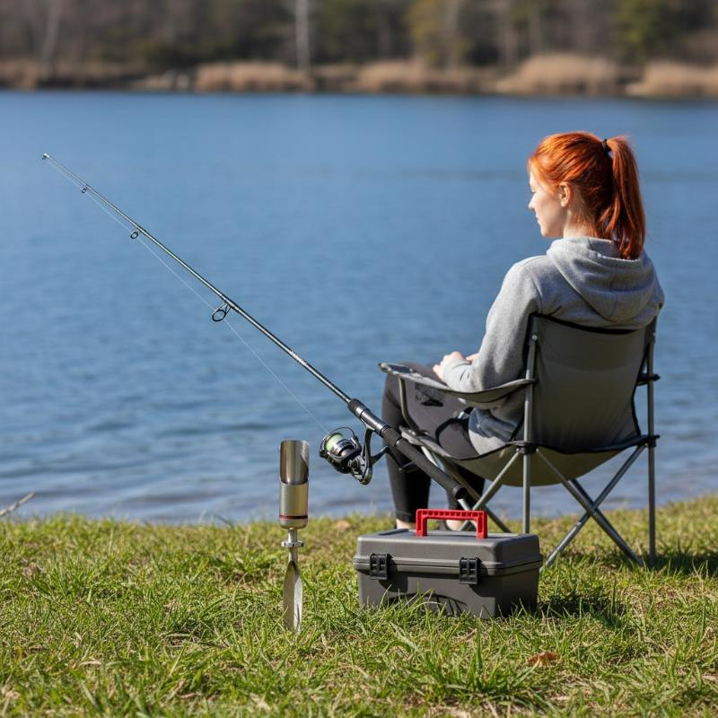Fishing Rod Spinning - Supporto Universale Pieghevole e Staccabile in