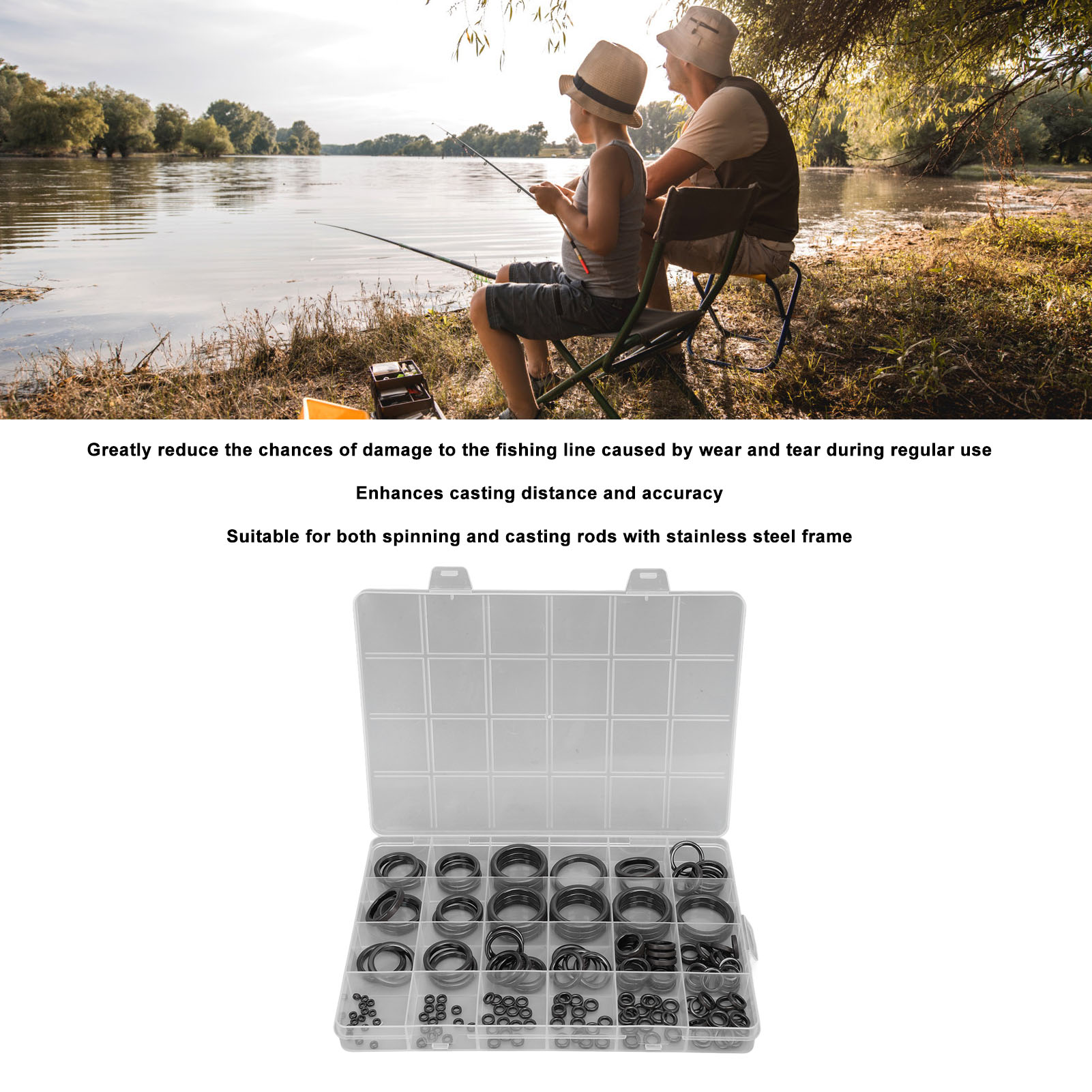 Kit di riparazione guida per c - Fishing Rod Guide Replacement recensione e prezzo